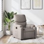 Sillón reclinable de tela gris taupe de vidaXL, Sillones - Ref: Foro24-373418, Precio: 220,38 €, Descuento: %