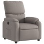 Sillón reclinable de tela gris taupe de vidaXL, Sillones - Ref: Foro24-373418, Precio: 220,38 €, Descuento: %