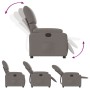 Sillón reclinable de tela gris taupe de vidaXL, Sillones - Ref: Foro24-373418, Precio: 220,38 €, Descuento: %