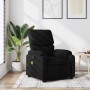 Sillón reclinable de masaje de tela negro de vidaXL, Sillones - Ref: Foro24-373424, Precio: 214,58 €, Descuento: %