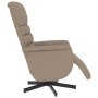 Reclining massage armchair with footrest in synthetic cappuccino leather. by vidaXL, Armchairs - Ref: Foro24-356714, Price: 2...