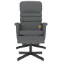 Reclining massage armchair with footrest in gray synthetic leather by vidaXL, Armchairs - Ref: Foro24-356716, Price: 137,64 €...