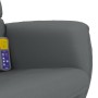 Reclining massage armchair with footrest in gray synthetic leather by vidaXL, Armchairs - Ref: Foro24-356716, Price: 137,64 €...