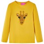 Camiseta infantil de manga larga ocre oscuro 116 de vidaXL, Camisetas para niños - Ref: Foro24-13481, Precio: 8,99 €, Descuen...