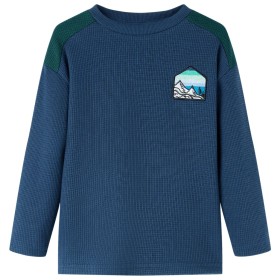 Marineblaues Kinder-Sweatshirt 92 von vidaXL, Kinder-T-Shirts - Ref: Foro24-13469, Preis: 13,99 €, Rabatt: %