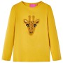 Long-sleeved dark ocher children's t-shirt size 140 by vidaXL, Kids T-shirts - Ref: Foro24-13483, Price: 9,81 €, Discount: %