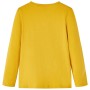 Long-sleeved dark ocher children's t-shirt size 140 by vidaXL, Kids T-shirts - Ref: Foro24-13483, Price: 9,81 €, Discount: %