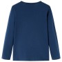 Navy blue long-sleeved children's t-shirt size 140 by vidaXL, Kids T-shirts - Ref: Foro24-13623, Price: 10,99 €, Discount: %