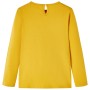 Dark ocher long-sleeved children's t-shirt 104 by vidaXL, Kids T-shirts - Ref: Foro24-13635, Price: 8,99 €, Discount: %