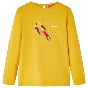 Camiseta infantil de manga larga ocre oscuro 128 de vidaXL, Camisetas para niños - Ref: Foro24-13637, Precio: 8,55 €, Descuen...