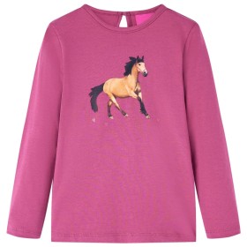 Long-sleeved raspberry children's t-shirt size 92 by vidaXL, Kids T-shirts - Ref: Foro24-14024, Price: 10,99 €, Discount: %