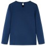 Navy blue long-sleeve children's t-shirt size 104 by vidaXL, Kids T-shirts - Ref: Foro24-14030, Price: 8,74 €, Discount: %