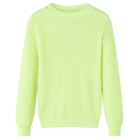 Neon yellow knitted child's sweater size 116 by vidaXL, Kids T-shirts - Ref: Foro24-14577, Price: 12,99 €, Discount: %