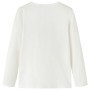 Long-sleeved off-white children's t-shirt size 140 by vidaXL, Kids T-shirts - Ref: Foro24-13793, Price: 12,20 €, Discount: %