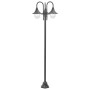 Garden street lamp with 3 bronze-colored aluminum lights E27 220 cm by vidaXL, Outdoor lighting - Ref: Foro24-44207, Price: 1...