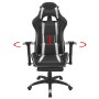 Racing reclining office chair with white footrest by vidaXL, Office chairs - Ref: Foro24-20169, Price: 248,18 €, Discount: %