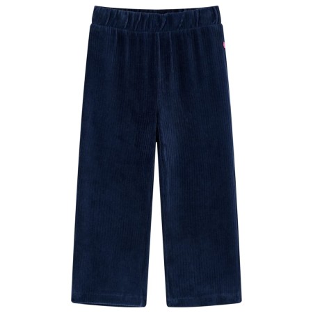 Pantalón infantil pana azul marino 128 de vidaXL, Pantalones de niños - Ref: Foro24-13897, Precio: 11,95 €, Descuento: %