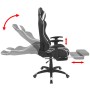 Silla de oficina racing reclinable con reposapiés blanco de vidaXL, Sillas de oficina - Ref: Foro24-20169, Precio: 248,18 €, ...