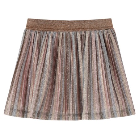 Child's pleated skirt with brown and pink glitter 92 by vidaXL, kids pants - Ref: Foro24-14554, Price: 14,99 €, Discount: %