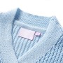 Strickjacke für Kinder in Blau 92 von vidaXL, Oberbekleidung für Kinder - Ref: Foro24-14580, Preis: 13,12 €, Rabatt: %