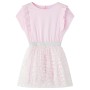 Vestido infantil con volantes rosa suave 92 de vidaXL, Vestidos de niños - Ref: Foro24-14549, Precio: 16,99 €, Descuento: %