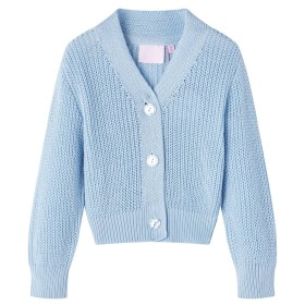 Rebeca infantil de punto azul 116 de vidaXL, Ropa de abrigo para niños - Ref: Foro24-14582, Precio: 13,12 €, Descuento: %