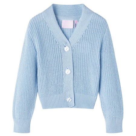 Strickjacke für Kinder in Blau 116 von vidaXL, Oberbekleidung für Kinder - Ref: Foro24-14582, Preis: 13,12 €, Rabatt: %