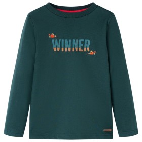 Dark green long-sleeved children's t-shirt size 104 by vidaXL, Kids T-shirts - Ref: Foro24-12900, Price: 9,99 €, Discount: %