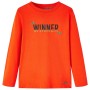 Leuchtendes orangefarbenes Langarm-T-Shirt für Kinder 140 von vidaXL, Kinder-T-Shirts - Ref: Foro24-12898, Preis: 8,06 €, Rab...