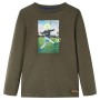 Kinder-T-Shirt mit langen Ärmeln khaki 92 von vidaXL, Kinder-T-Shirts - Ref: Foro24-12734, Preis: 9,74 €, Rabatt: %