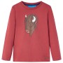 Long-sleeved red children's t-shirt size 116 by vidaXL, Kids T-shirts - Ref: Foro24-13001, Price: 8,06 €, Discount: %