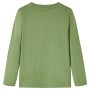 Light khaki long-sleeved children's t-shirt size 104 by vidaXL, Kids T-shirts - Ref: Foro24-12760, Price: 8,28 €, Discount: %