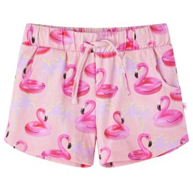 Light pink children's shorts with drawstring size 128 by vidaXL, kids pants - Ref: Foro24-14665, Price: 15,99 €, Discount: %