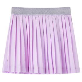 Falda plisada infantil color lila 128 de vidaXL, Pantalones de niños - Ref: Foro24-14690, Precio: 10,99 €, Descuento: %