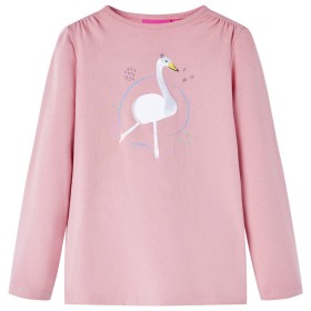 Children's long-sleeved t-shirt light pink 92 by vidaXL, Kids T-shirts - Ref: Foro24-13689, Price: 10,99 €, Discount: %