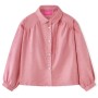 Blusa infantil con mangas de farol rosa palo 128 de vidaXL, Camisetas para niños - Ref: Foro24-15104, Precio: 13,33 €, Descue...