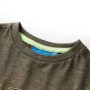 Dark khaki melange long-sleeved children's t-shirt size 92 by vidaXL, Kids T-shirts - Ref: Foro24-13249, Price: 9,81 €, Disco...