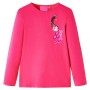 Bright pink long-sleeved children's t-shirt size 128 by vidaXL, Kids T-shirts - Ref: Foro24-13592, Price: 9,81 €, Discount: %