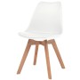 Dining chairs 4 units white plastic by vidaXL, dining chairs - Ref: Foro24-244784, Price: 256,29 €, Discount: %