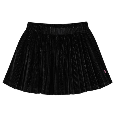 Child's black pleated lurex skirt, size 92 by vidaXL, kids pants - Ref: Foro24-14872, Price: 11,99 €, Discount: %