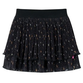 Falda infantil con diseño de volantes escalonados negro 104 de vidaXL, Pantalones de niños - Ref: Foro24-14898, Precio: 15,99...