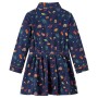 Vestido infantil de manga larga azul marino 116 de vidaXL, Vestidos de niños - Ref: Foro24-14914, Precio: 16,99 €, Descuento: %