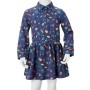 Vestido infantil de manga larga azul marino 116 de vidaXL, Vestidos de niños - Ref: Foro24-14914, Precio: 16,99 €, Descuento: %