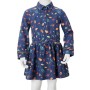 Vestido infantil de manga larga azul marino 140 de vidaXL, Vestidos de niños - Ref: Foro24-14916, Precio: 16,78 €, Descuento: %