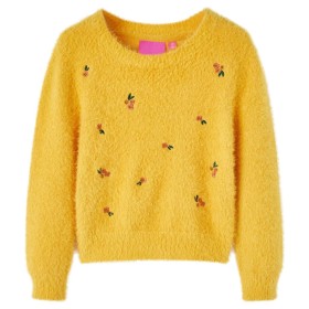 Ocher children's knitted sweater 92 by vidaXL, Kids T-shirts - Ref: Foro24-14937, Price: 16,99 €, Discount: %