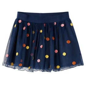 Children's tulle skirt with navy blue polka dots 92 by vidaXL, kids pants - Ref: Foro24-13504, Price: 9,99 €, Discount: %