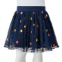 Falda infantil de tul con lunares azul marino 92 de vidaXL, Pantalones de niños - Ref: Foro24-13504, Precio: 9,99 €, Descuent...