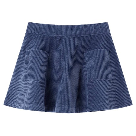 Child's skirt with navy blue corduroy pockets size 140 by vidaXL, kids pants - Ref: Foro24-13888, Price: 14,31 €, Discount: %