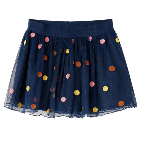 Falda infantil de tul con lunares azul marino 116 de vidaXL, Pantalones de niños - Ref: Foro24-13506, Precio: 11,76 €, Descue...