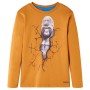 Long-sleeved dark ocher children's t-shirt size 116 by vidaXL, Kids T-shirts - Ref: Foro24-13216, Price: 8,34 €, Discount: %